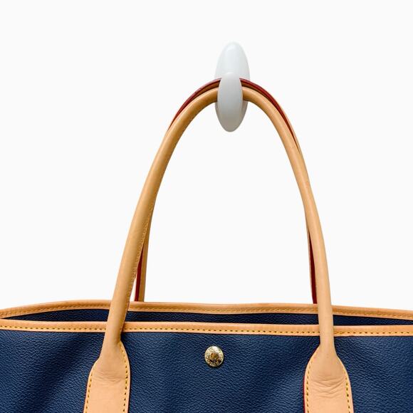 Vintage Dooney & Bourke Robert F. Kennedy Human Rights Blue Leather Bag - Picture 5 of 13